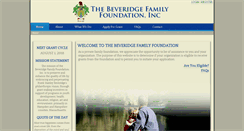 Desktop Screenshot of beveridge.org